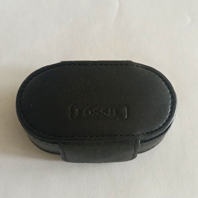 Fossil Leather Contact Lenses Case